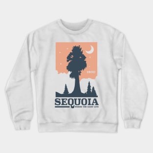 Sequoia National Park Design Crewneck Sweatshirt